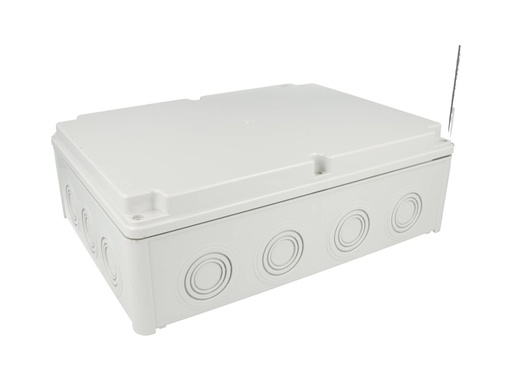 [40203005] 40203005 — CAJA CON KNOCKOUTS PRE-PERFORADOS PLASTICA ABS DE CONEXIONES 218X298X96.5MM. GRIS IP67