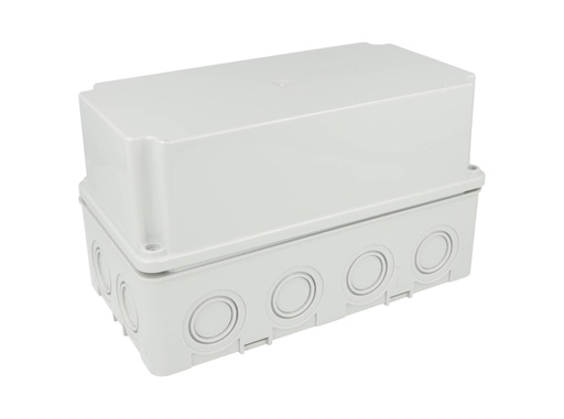 [40202205] 40202205 — CAJA CON KNOCKOUTS PRE-PERFORADOS PLASTICA ABS DE CONEXIONES 117X217X125.5MM. GRIS IP67 CUBIERTA ELEVADA