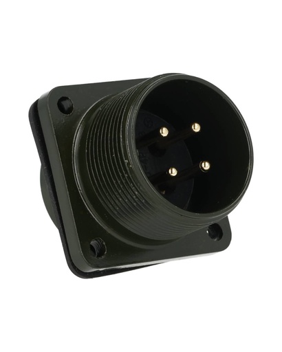 [TP-MPK-4PM] TP-MPK-4PM — CONECTOR MILITAR PLUG (MACHO) (PANEL) 4P
