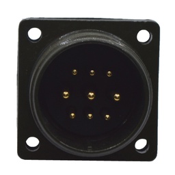 [TP-MSK-9PM-3] TP-MSK-9PM-3 — CONECTOR MILITAR SOCKET (PANEL) 9P MACHO