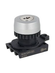 [S2KR-3ES] S2KR-3ES — SWITCH SELECTOR CON LLAVE 22/25MM, 3 POSICIONES