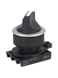 [S3SF-S3W] S3SF-S3W — INTERRUPTOR SELECTOR NIVELADOR CORTO ESTANDAR 30MM 2 POSICIONES