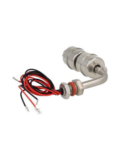 [TP-L2SC-100] TP-L2SC-100 — FLOTADOR DOBLE CURVO DE NIVEL 100M ACERO INOXIDABLE 304, 200Cº 240VCA/100VCD/2A ROSCA 1/8"