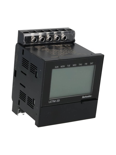 [LE7M-2D] LE7M-2D — TIMER SEMANAL 64 PASO SEMANALES, 32 ANUALES ON/OFF, CICLO, PULSO, 100-240VAC