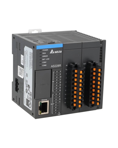[AS228R-A] AS228R-A – CONTROLADOR PLC 110-240VCA, AS200 CPU, SALIDA A RELE
