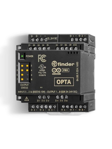[8A0490248320] 8A0490248320 – PLC OPTA PLR Adv. 8IN , 4OUT, RJ45, USB, RS485, WI-FI